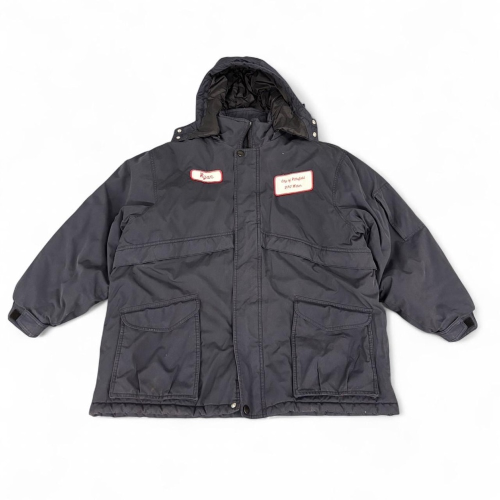 RED KAP Heavyweight Outdoor Winter Parka Hooded Jacket